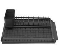 Brabantia Estante para secar platos, gris oscuro, grande (38,5 x 49 cm)