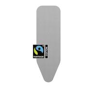 Brabantia Funda de Planchar B, 124 x 38 cm, Metalizado, Set Completo | Funda para tabla de planchar 100% algodón (tamaño B), juego completo de funda y base, juego todo en uno de repuesto perfecto