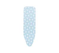 Brabantia - Funda para Tabla de Planchar B - 124 x 38 cm - Solo Capa Superior - Capa de Espuma Duradera de 2 mm - 100% Algodón - para Planchas Normales & de Vapor - Lavable - Fresh Breeze