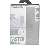 Brabantia - Funda Protectora para Mesa de Planchar, Gris (Metallizzato), 135x45 cm, 1 Unidad