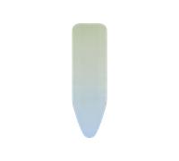 Funda para Tabla de Planchar Brabantia B 124x38 cm - Denim Grey | Capa Superior algodón 100% con Acolchado de Espuma 8 mm | Ajuste Tablas tamaño B | Duradera, Lavable, fácil de Colocar