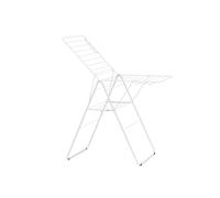 Brabantia HangOn Tendedero Plegable, Acero Inoxidable, Fresh White, 20 m | Para 2 Cargas de Ropa, Alas Ajustables, Para Prendas Grandes y Pequeñas, Con 6 Ganchos para Perchas, Ahorra Espacio