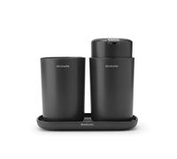 Brabantia Juego de Baño - 3 Unidades - Gris Oscuro
