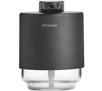 Brabantia - Mindset Dispensador de Jabón - Mecanismo de Bomba Antigoteo - Fabricado con Metal & Vidrio - Resistentes a la Corrosión - Elegante Accesorio de Baño - Infinite Gris - 200 ml