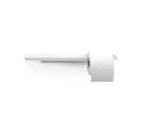 Brabantia - Mindset Portarrollos con Estante - Todos los Tamaños de Rollo - se Instala en la Pared - Resistente a la Corrosión - Material de Fijación Incluido - Fresh Blanco - 4 x 9 x 14 cm