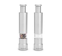 Brabantia Accesorios de Mesa Molinillo de Pimienta y Sal, Juego de 2, Molinillo de Especia, Molinillo de Sal, Sal, Pimienta, Acero Inoxidable, 611407