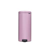 Brabantia NewIcon 30L cubo de basura cocina (Lilac Pink), papelera cocina con cierre suave e interior extraíble, cubo basura pedal grande con base antideslizante y bolsas PerfectFit, 29x38x68 cm