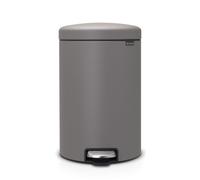 Brabantia newicon cubo de basura de pedal, acero inoxidable, color con