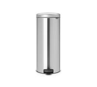 Brabantia NewIcon - Cubo de basura de pedal de 30 litros, color acero mate
