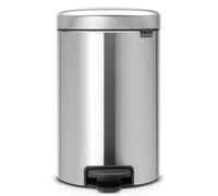 Brabantia NewIcon papelera 12 l acero-negro 112041