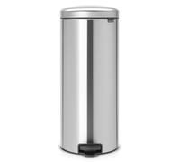 brabantia Cubo de Pedal Newicon, 30 Litros, con Cubo de Plástico - Matt Steel brabantia