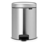 Brabantia NewIcon papelera 5 l acero-negro 112645