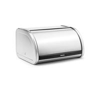 Brabantia - Panera de acero con tapa deslizante, tamaño mediano, color mate anti-huellas