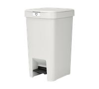 Brabantia Papelera con pedal StepUp de 16 L Gris claro
