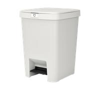 Brabantia Papelera con pedal StepUp de 25 L Gris claro
