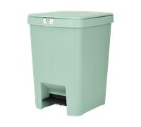 Brabantia Papelera con pedal StepUp de 25 L Jade green