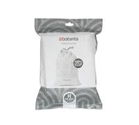 Brabantia PerfectFit Bags Bolsas de Basura, Código H (50-60L), 40 uds | Plástico Resistente Antidesgarro, Cinta de Cierre, Bordes Invisibles, Orificios de Ventilación, con Dispensador