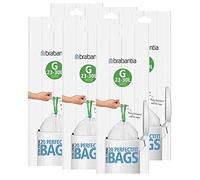 Brabantia PerfectFit G Bolsas de basura de 30 litros ~ 20 bolsas (paquete de 6)