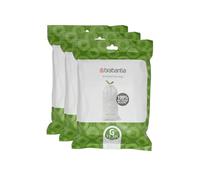 Brabantia PerfectFit Set de 3 unidades Dispensador de bolsas de basura - Código G - 23-30L - 3 x 40 unidades