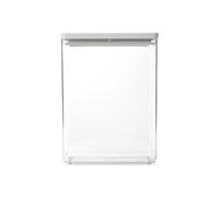 Brabantia Recipiente apilable, 5.4 litros, Tasty+, gris claro