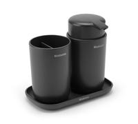 Brabantia Set de accesorios para el baño ReNew Brabantia gris oscuro
