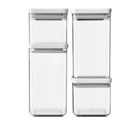 Brabantia Set de botes cuadrados TASTY+ gris claro