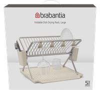 brabantia SinkSide - Escurreplatos Plegable, Grande - Soft Beige brabantia