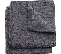 Brabantia SinkSide Paños de Cocina de Microfibra, Dark Grey, 2 uds | Para Secar y Fregar, No Deja Manchas ni Pelusas, Usa Menos Detergente, Para Platos, Encimeras y Otras Superficies