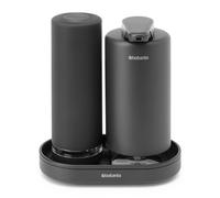 brabantia Juego de Dispensador de Jabón y de Líquido Lavavajillas - Mineral Infinite Grey brabantia