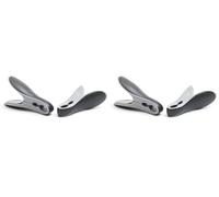 Brabantia - Smart Pegs - Pinzas de lavandería - Agarre Fuerte para Ropa Pesada - Sin Huellas - Sin Manchas de óxido - 100% plástico - para Bolsa de Pinzas - Esenciales de lavandería - Juego de 8 -