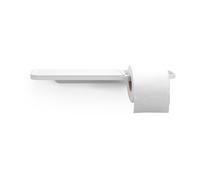 Brabantia Soporte de papel higiénico con estante MindSet Mineral Fresh White
