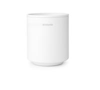 Brabantia - Mindset Portacepillos - para Varios Cepillos de Dientes - No se Raya - Fácil de Limpiar - Metal Resistente a la Corrosión - Accesorio de Baño - Organizador - Fresh Blanco - 9 x 8 x 8 cm