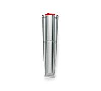 Brabantia - Soporte para Jardin De Metal - Práctica Tapa De Cierre - Sólido Acero Resistente a la Corrosión - No Necesita Hormigón -para Rotary Topspinner y Lift-O-Matic - Galvanized - diámetro 45mm