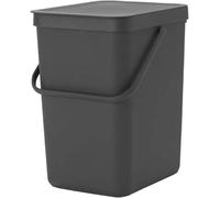 Brabantia Ordenar y ordenar Go cubo de basura 25l - gris