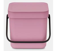 Brabantia sort & go 3 l rectangular plástico reciclado rosa