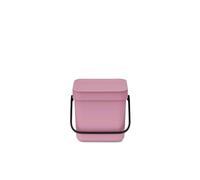 Brabantia Sort & Go 3L Cubo de basura (Lilac Pink), cubo basura reciclaje con asa y tapa extraíble con posición abierta, papelera cocina práctica con diseño compacto, fácil de limpiar