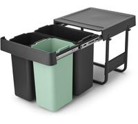 Brabantia Sort & Go clasificador de residuos 10 l negro-verde 232541