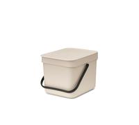 Brabantia Cubo de basura Short & Go 6L Soft Beige