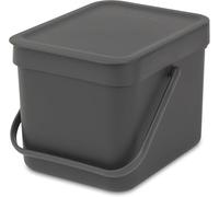 Brabantia Cubo de basura Short & Go 6L gris