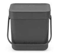 brabantia Cubo de Basura Sort & Go, 3 Litros - Grey brabantia