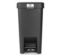 Brabantia StepUp contenedor de residuos 10 l negro-gris 800344