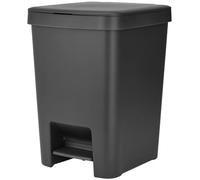 Brabantia StepUp - Cubo de basura con pedal, capacidad de 25 litros, gris oscuro
