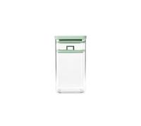 Brabantia Tarro de fermentación TASTY Recipiente de plástico para encurtir de 1,6 L con cierre de silicona y disco prensador | Tarro para kimchi y chucrut | Jade Green