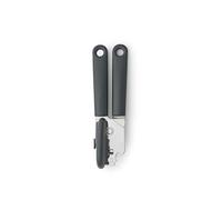 Brabantia Tasty + Abrelatas + Abrebotellas, color Dark Grey | Acero inoxidable, apto para lavavajillas, duradero y fácil de almacenar