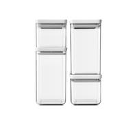 Brabantia Tasty+ conjunto de recipientes 22.3x11.2x29.6 cm transparente-blanco 122569