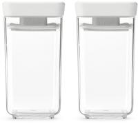 Brabantia Tasty+ conjunto de recipientes xx cm transparente-gris 230585