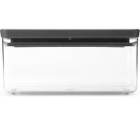 brabantia Tasty + Recipiente Cuadrado Apilable - Dark Grey - 1,5 L brabantia