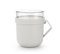 Brabantia Taza de sopa Make & Take 0.6 L gris claro