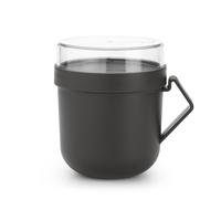 Brabantia Taza de sopa Make & Take 0.6 L gris oscuro