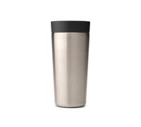 Brabantia - Taza térmica Make & Take con tapa Smart Click, Mantiene las bebidas calientes durante 6 horas, frías durante 8 horas, Termo café a prueba de fugas - Dark Grey, 0,36 L